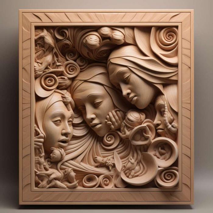 نموذج ثلاثي الأبعاد لآلة CNC 3D Art 